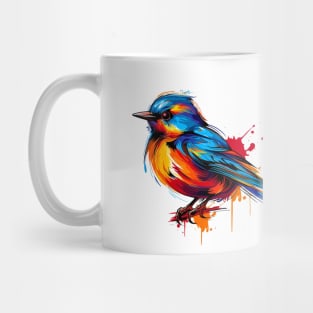 bird with pop art style Mug